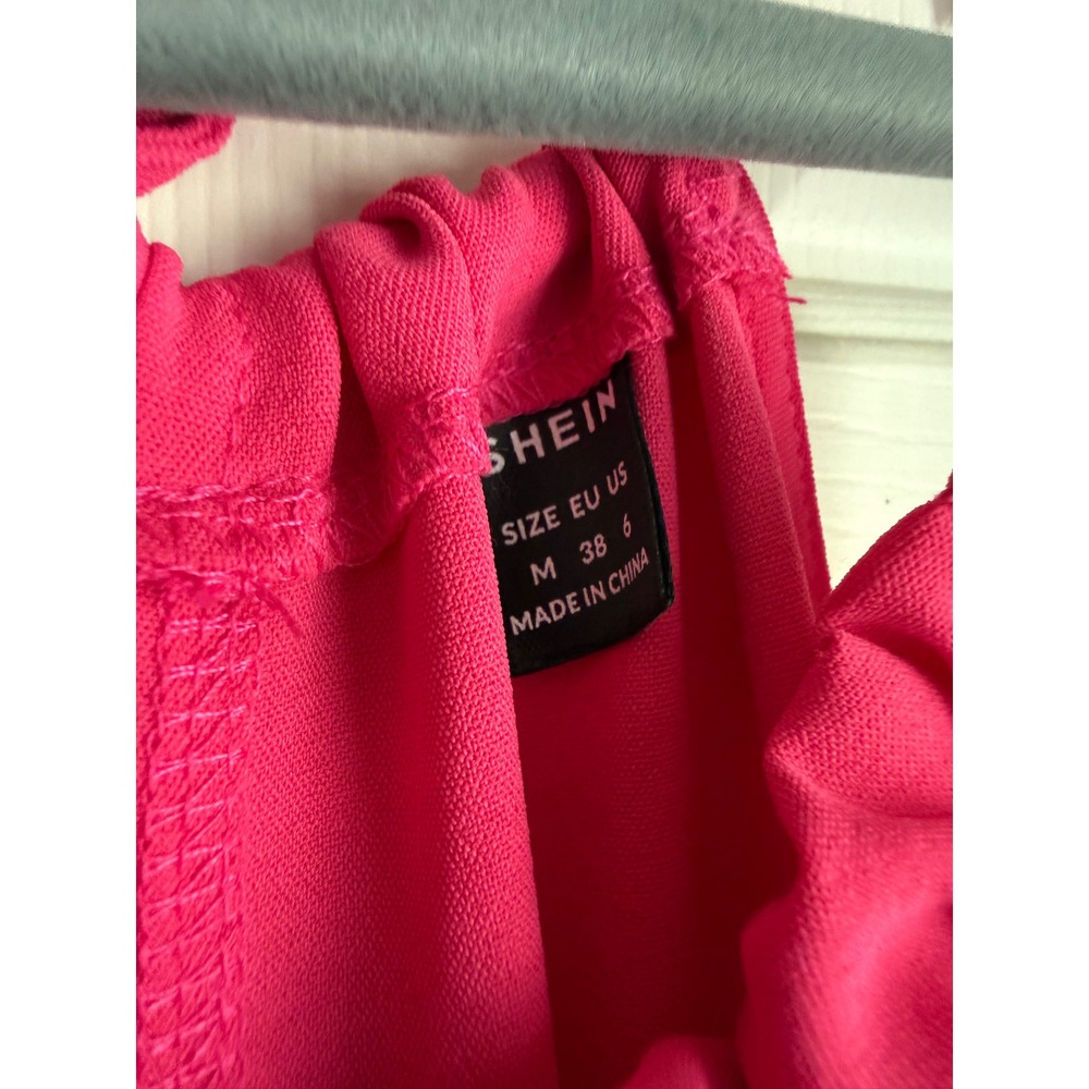 Shein Womens Hot Pink Halter Neck Maxi Dress Fuchsia - Picture 2 of 2